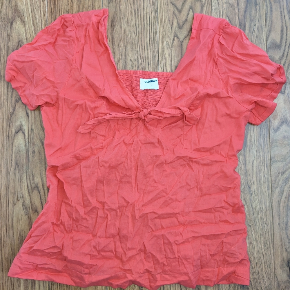 Tie-Front blouse
